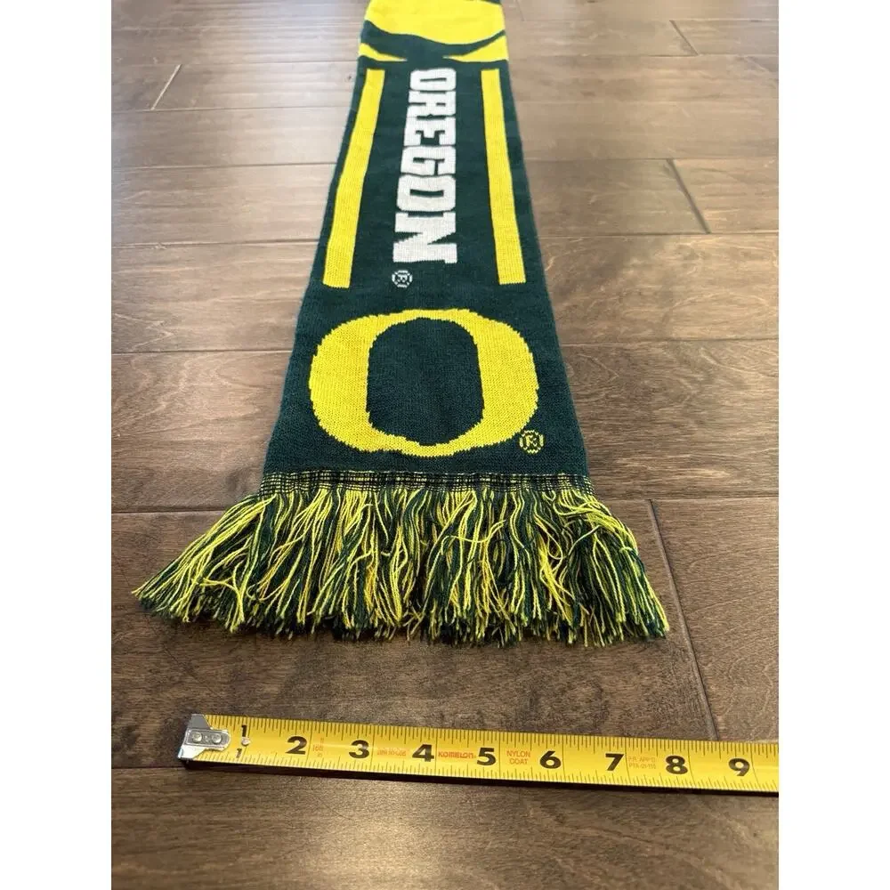 Forever Collectibles Unisex Green Yellow NCAA Oregon Ducks Scarf One Size